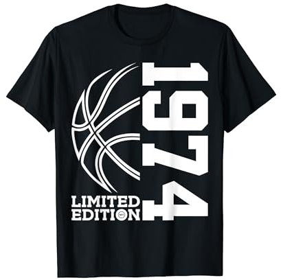 51. GEBURTSTAG BASKETBALL LIMITED EDITION 1974 T-Shirt