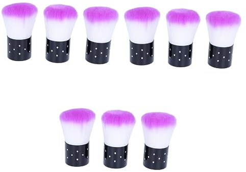 Beavorty 9pcs Nail Dusting Brush Nail Brush Makeup Case Makeup Professional for Salon Home