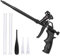 Pistolet de Mousse, Preciva Pistolet en Mousse Expansée Professionnel Noir, Pistolet en Mousse Polyuréthane Robuste Extensible, Pistolet D'application de Pulvérisation pour Calfeutrage
