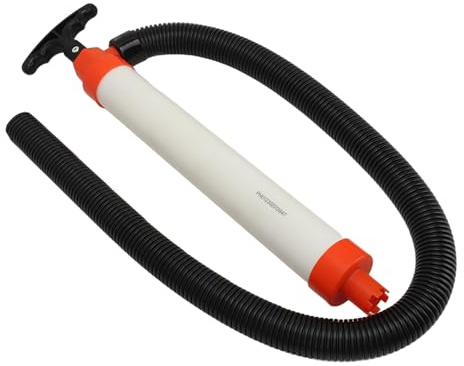 Pompa di Sentina Manuale Portatile per Barche | Design Compatto E Leggero, Ideale Yacht Pesca, Plastica Resistente Bianca, Facile Da Usare