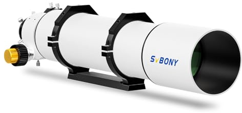 SVBONY Telescopio SV48P per adulti ad alta potenza, 102 mm grande apertura F6.5 rifrattore OTA per adulti principianti astronomo telescopio astronomico per osservazione dello spazio profondo obiettivo