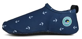 Duukies Herren Strandsocken Anker Badesocken rutschfest UV Schutz Badeschuhe