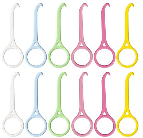 TRKETK 12 Pièces Outil de Suppression d'Aligner Outils de Retrait d'Aligneur Invisibles Dissolvant d'Appareils Dentaires à Crochets pour Appareils Dentaires Invisibles les Soins Bucco-dentaires
