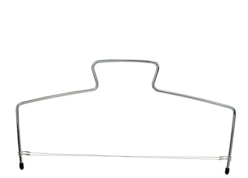 PHENOFICE Taglia Torta Calibratore in Acciaio Inox Fili Regolabili 33x16cm Per Cucina E Casa Facile Da Usare E Pulire