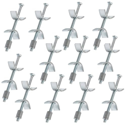 Arbeitsplattenverbinder 12 Stück, 150 mm Möbelverbinder Plattenverbinder, Massivholzverbinder Arbeitsplatte,Verbindungsschraube, für Arbeitsplatte