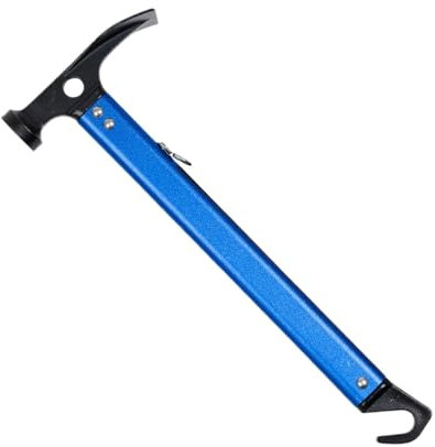 Zeltpfahlhammer, Stake Hammer - Outdoor Camping Tent Stake Hammer | Tragbares Ausrüstung Multifunktionales Hochleistungsmetall-Werkzeug für Park, Beach, Rucksack