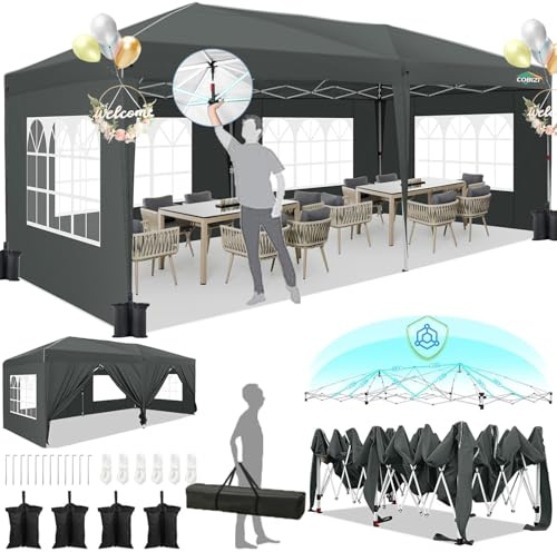 HOTEEL 3x6 Pavillon Wasserdicht Stabil