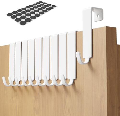 GRANNY SAYS Türhaken zum Einhängen - 10er Set, haken tür weiß, Einzeln verwendbare Türaufhänger, schrankhaken zum einhängen mit hoher Tragkraf, türhaken außentür für alle gängigen Türen