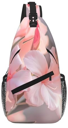 WBQLSL Orange cutout Patterned Travel Crossbody Bag, Perfect for Daily Commutes, Cycling, Hiking, and Urban Adventures, Oleander, One Size