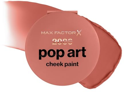 Max Factor Peinture pour joues Pop Art 2000 calories, bronzant One & Done 40, blush, formule crème à poudre, mate, finition floue, à fort impact, à construire et estompable, 5 g