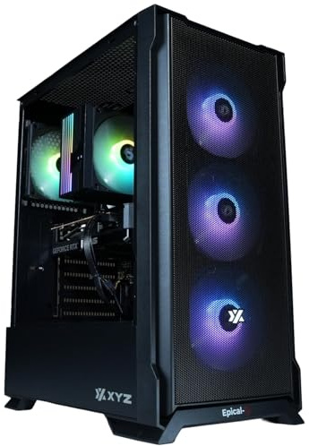 Epical-Q Ordenador sobremesa Gaming Jount AMD Ryzen 7 5700X, 32GB, 1TB SSD NVME, RTX 5060 + Windows 11 Pro