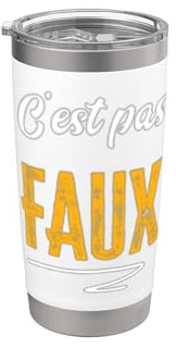 TV C'est pas faux phrase culte serie kaamelott humour gag Gobelet isotherme en acier inoxydable double paroi