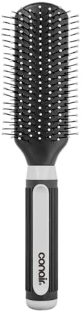 Conair Salon Results Detangling Hairbrush - For Men and Women, All Hair Types with Nylon Bristles