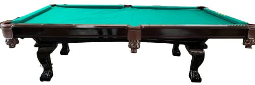 Billardtisch Billard 8 Ft. Tunierbillard Poolbillardtisch Modell Winston Nr.25 Farbe: Nussbaum Tuch grün