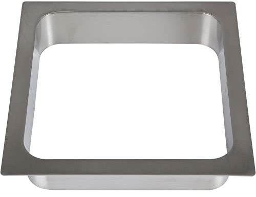 Sugatsune LAMP Cadre rectangulaire pour collecteur de déchets (cadre d'écoulement) 170 x 170 mm, en acier inoxydable