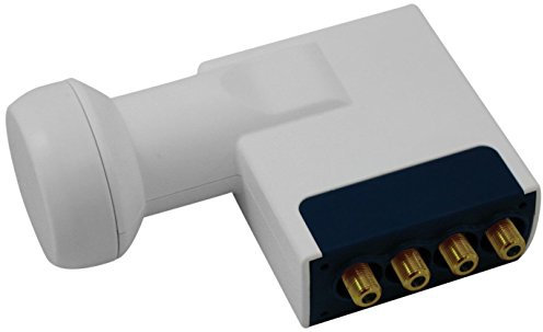 Wittenberg Sat Set Quattro 2 in 1, 4 m Quattro-Kabel 100dB und 1 Quad LNB 0,1dB