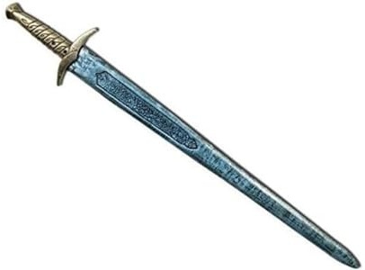 Grey Ancient Long Sword, 1 Pc. - Realistic Toy Weapon, Perfect Accessory for Costume Parties, Medieval and Knights, World Book Day, & Cosplay Halloween Halloween
