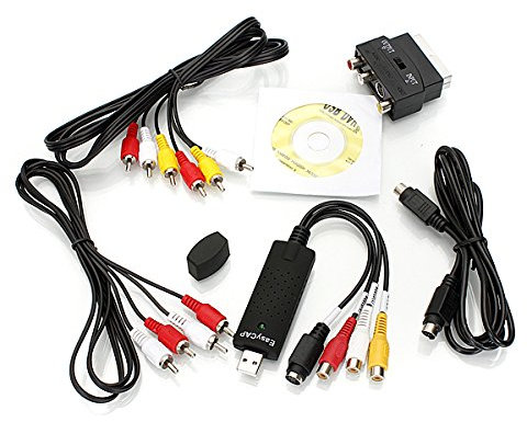 BouBou Tv DVD Audio Video Grabber Stick Digitalisierungskabel Scart Adapter