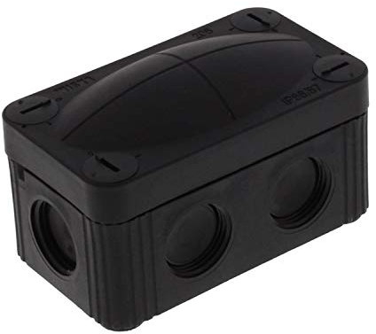 WISKA Box Combi 206 Black Empty IP66 Weatherproof Outdoor External Junction Box