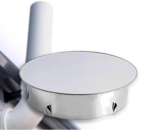 copertura del canna fumaria in acciaio inox 150 mm Copertura del foro del camino Tappo di Sfiato per Tubo Fumario in Acciaio Inox, Tappo per Comignolo, Tappo Canna Fumaria di Protezione Della Stufa