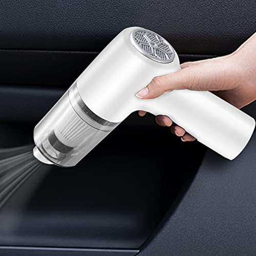 WAGNUS Mini aspirapolvere Piccolo aspirapolvere Portatile Senza Fili Aspirapolvere Portatile Ricarica USB Filtro HEPA Lavabile con Tubo di aspirazione Piatto e ugello a Spazzola per la Pulizia di a