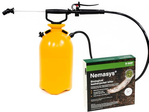 Leatherjacket Nematodes 100sqm with Nematode Compression Sprayer 6L - Yellow