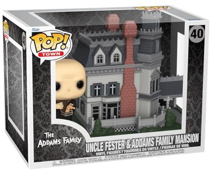 Funko Pop! Town: AFC – Addams Home With Uncle Fester - Addams Family Classic TV - Collectable Vinyl Figure - Gift Idea - Official Merchandise - Toys for Kids & Adults - TV Fans