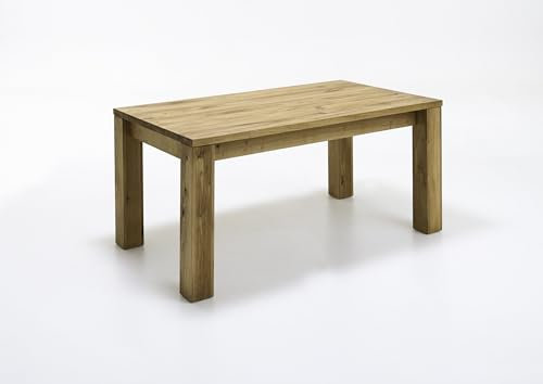 Generisch Eßzimmertisch Küchentisch, ausziehbar Wildeiche massiv (140(210) x90)