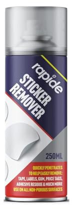 PNJB Sticker Remover Spray, Adhesive Remover Spray, Gum, And Goo, Tape Adhesive Remover Spray, Remove Sticky Labels, Chewing Gum, Masking Tape, Gel, Price Tags 250ml (Pack of 1)