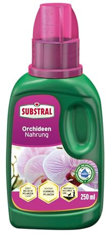 Substral Orchideen Nahrung, 250 ml, Flüssige Spezialnahrung für alle Orchideenarten, mit Humifirst