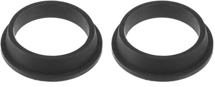 INFINAUTO Parking Sensor Seal, Rear Parking Reverse Sensor Ring No.66206923000 for BMW 128i 2008-2013 Black, 2 Pcs