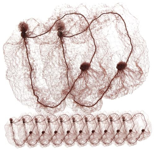 BELLIFFY 50stücke Unsichtbare Elastische Haarnetze Für Dutt Frisuren Frauen Mädchen Mit Feinmaschigem Netz Zum Abdecken Von Haarknoten