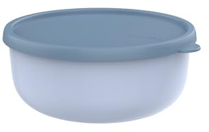 Mepal - Récipient pour micro-ondes Lumina - Boîte hermétique alimentaire avec couvercle pour frigo, congélateur, four vapeur, micro-ondes et lave-vaisselle - Bol de service - 1500 ml - Nordic blue