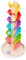 Rainbow Musical Tree Toy Wooden Marble Run Toy Colorful Rolling Ball Tower Musical Tree Ball Drop Puzzle Games For Kindergarten, Kids, Children 158x158x338mm