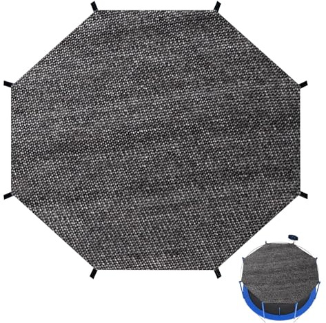 GZWY Trampolin Sonnenschutz Abdeckung,Trampolin Überdachung Abdeckung,Trampolin Sonnenschutznetz Ø6 8 10 12ft für 6/8 Stangen Trampolin,Sonnenschutz Trampolin Zelt Abdeckung,Trampolin zubehör
