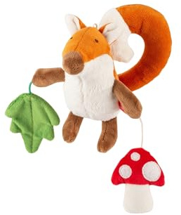 Sigikid Baby Anhänger Fuchs Rassel Greifling für unterwegs ab Geburt
