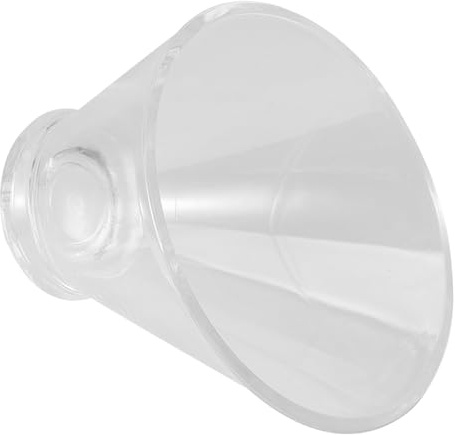 TOGEVAL Bol Acrylique Transparent Saladier Incliné Résistant pour Fruits Desserts et Snacks Récipient et Clair pour Salades et Apéritifs