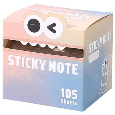 Blätter Transparente Haftnotizen, 5x7cm Transparent Sticky Notes, Wasserfest Clear Sticky Notes, Selbstklebende Durchsichtige Klebezettel für Schulsachen, Schule, Büro, Hause (D)