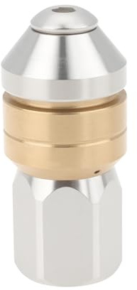 The Lord of the Tools Boquilla giratoria de limpieza de tuberías de alta presión de 1/8 pulgadas compatible con limpiadores de alta presión Karcher