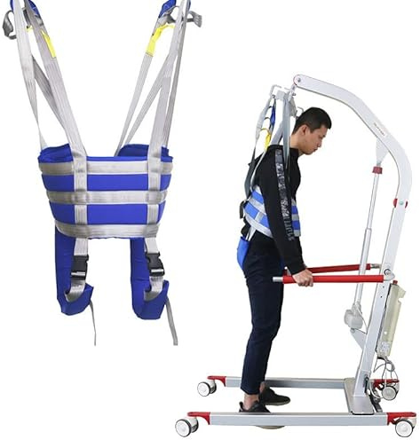 Heavy Duty Full Body Sling Patient Lift for Elderly, Bathroom Transfer Hammock & Walking Aids, Hoist Transfer Belts for Handicapped Mobility Assistance
