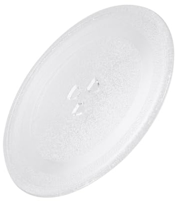 DOITOOL Plato Giratorio Microondas Vidrio Grueso Resistente Repuesto Bandeja Microondas Fácil Instalación Compatible Modelo