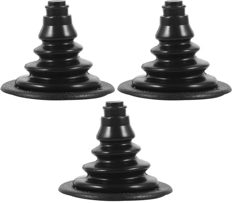 iplusmile 3 Pièces Gaine de Câble Soufflet Caoutchouc Résistant à Eau Protection Flexible pour Câble de Changement de Vitesse et Direction Bateau Compatible Yachts et Camping-Cars