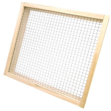 Tamis De Sol En Bois – Tamis De Jardin Fin Pour Sable, Compost, Gravier | Cadre Robuste Pour Séparer Les Gros Morceaux Lors De La Plantation, Support Parfait Pour Massifs, Bacs À Fleurs, Balcon, Potag