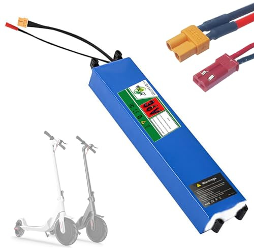 WILLQ Batería Litio Patinete eléctrico M365 36V 7,8Ah 8,7Ah 9,6Ah 10,5Ah batería integrada para Motor de Bicicleta de 0 a 600 W con Conector JST + XT30 y Placa BMS,36v8.7ah