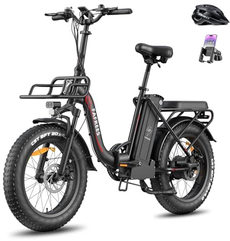 Fafrees E Bike Elektrofahrräder 20 * 4.0 Zoll, F20 Max E-Bike Klapprad Upgrade, 48V 30Ah Akku Reichweite 200km, Fatbike 25km/h ebike Herren und Damen, 7 Gang Pedelec für Erwachsene