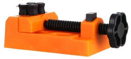 BESTOYARD Uhrwerkhalter aus Aluminiumlegierung Verstellbare Halteklammer | Uhrenreparatur und Schmuckherstellung, Multifunktional, Orange und Schwarz