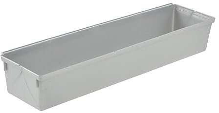 keeeper Boîte de Rangement, Plastique Robuste (PP), 4,5 L, 30 x 8 x 5 cm, Fred, Natural Transparent