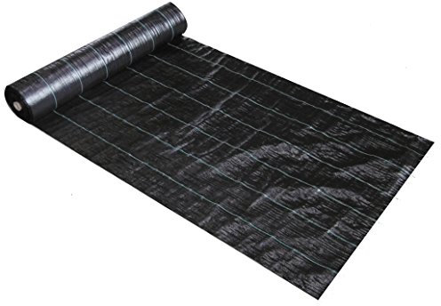EXCOLO® Unkrautvlies 100m x 1,5m (150m²) | 100g/m² Bändchengewebe wasserdurchlässig UV-stabil | Gartenvlies Bodenvlies Geotextil Unkrautschutzfolie für Garten & Beete