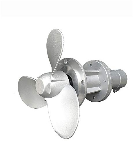 LeTkingok Tondeuse à gazon à essence bricolage - Hélice de bateau modifiée - Pièces de rechange pour débroussailleuse - Booster de bateau général 7T/9T 26/28MM (26MM 7 Dents)