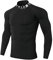 Herren Kompressionsshirts mit Hohem Kragen | High Neck Compression Shirt | Sport, Fitness | Vegeta, Stolz der Saiyajin in Jap. Schriftzeichen (XL, Schwarz)